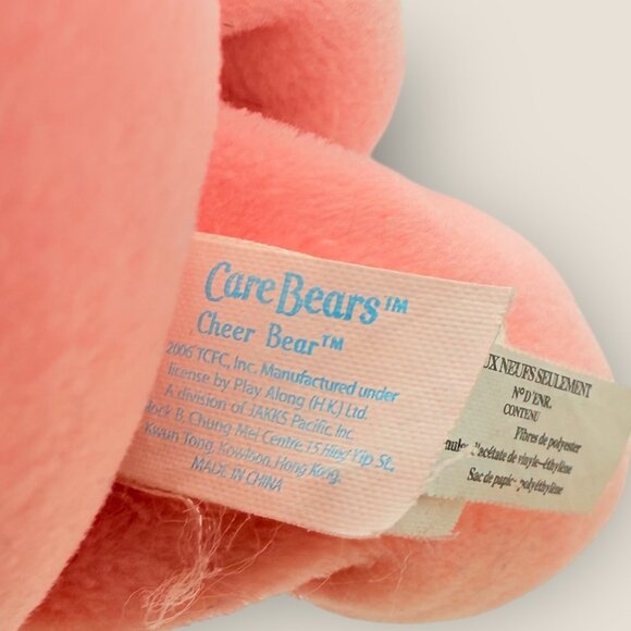 Care Bears Cheer Bear and Birthday Bear 2000s Plush Toy Stuffed Animal - Picture 6 of 7